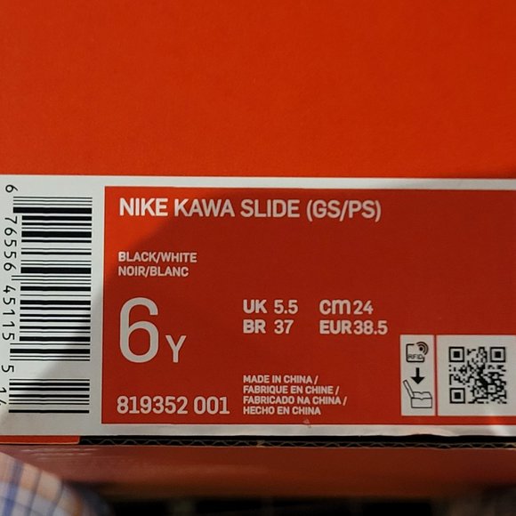 NIKE KAWA SLIDE (GS/PS) 5Y 6Y - Picture 2 of 4